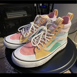 Pastel hi top vans